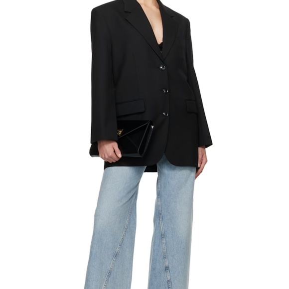 ANINE BING Black Elly Clutch Bag with dust bag Condition :...